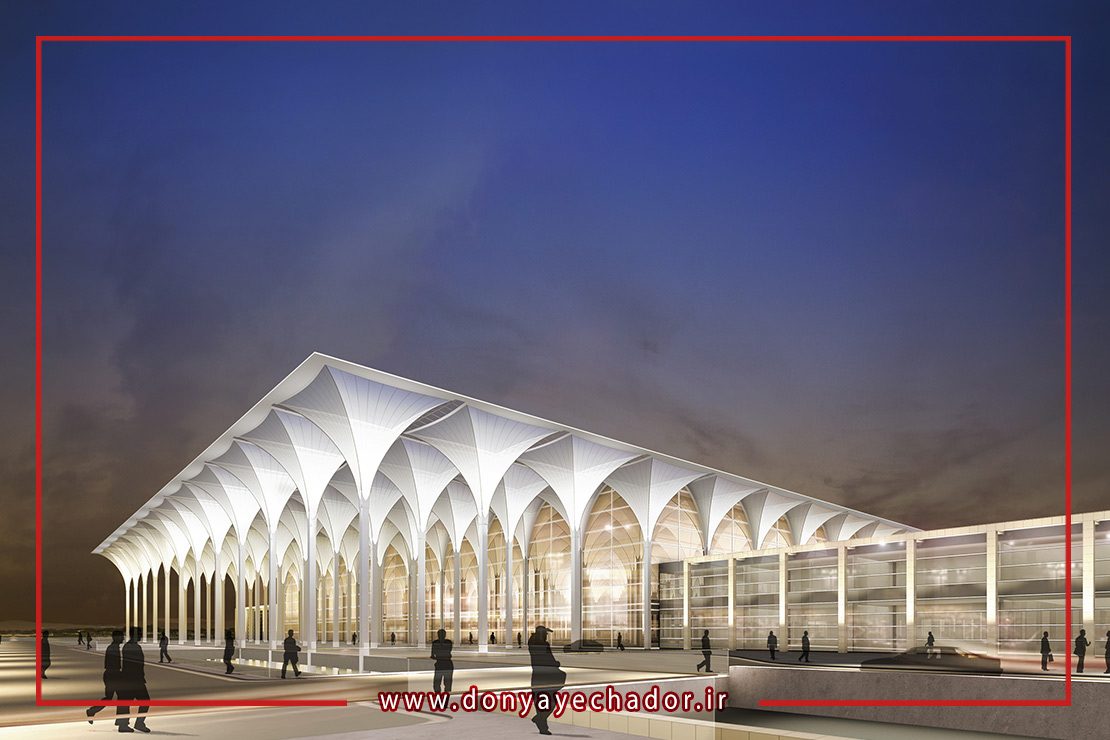 ساختار موقت نمایشگاه مصلی تهران 